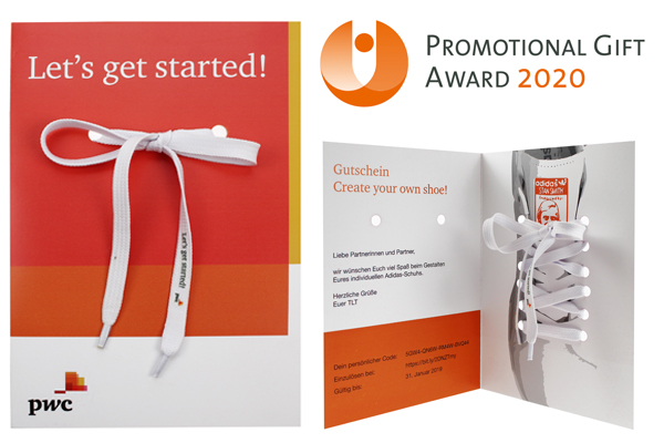 Read more about the article Promotional Gift Award 2020 – „PwC Adidas-Gutschein“ 